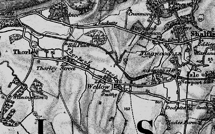 Old map of Lee Copse in 1895