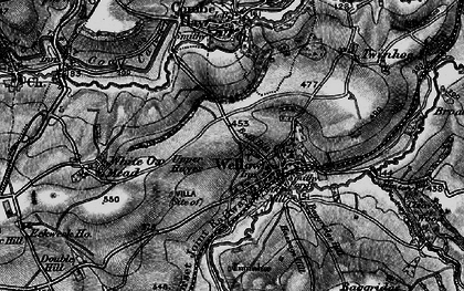 Old map of Wellow in 1898