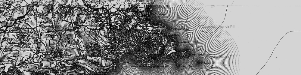 Old map of Wellswood in 1898