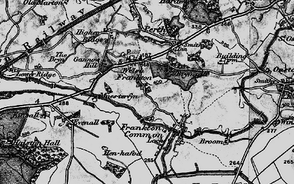 Old map of Brynallt in 1897