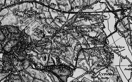 Old map of Welshampton in 1897