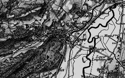 Old map of Welshpool in 1897