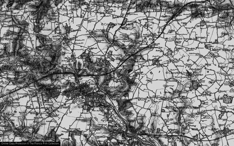 Old Map of Welshwood Park, 1896 in 1896