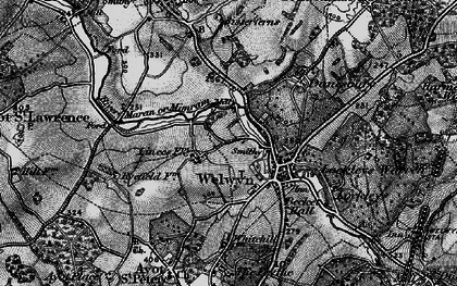 Old map of Welwyn in 1896