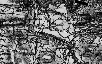 Old map of Wenallt in 1898