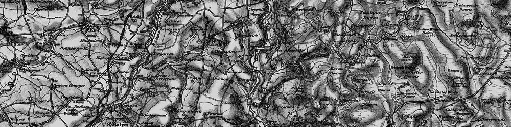 Old map of Wenfordbridge in 1895