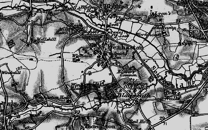 Old map of Wenhaston in 1898