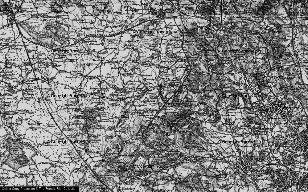 Old Map of Wereton, 1897 in 1897