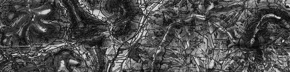Old map of Wern-Gifford in 1896