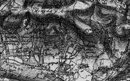 Old map of Bryn-chwîth in 1897