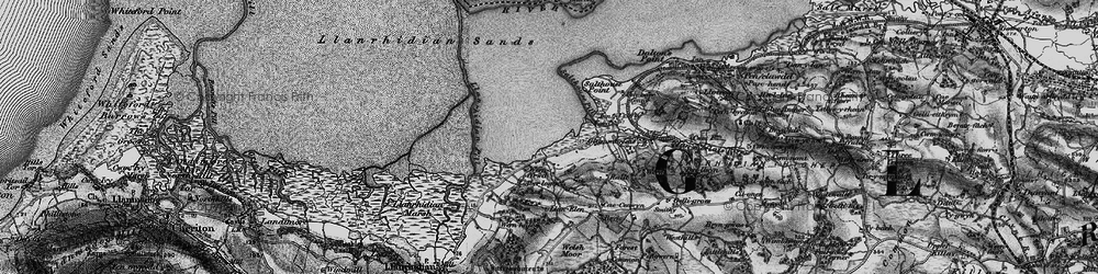 Old map of Wernffrwd in 1897