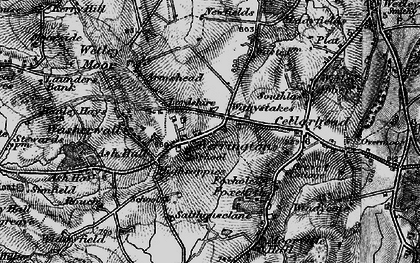 Old map of Werrington in 1897