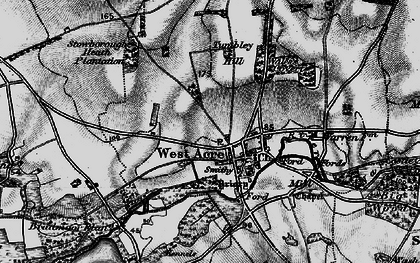 Old map of West Acre in 1898