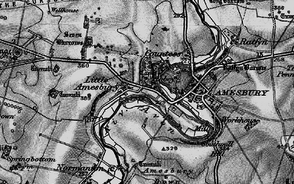 Old map of West Amesbury in 1898
