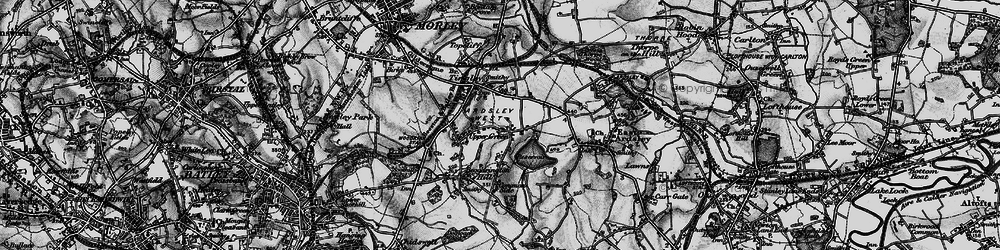 Old map of West Ardsley in 1896