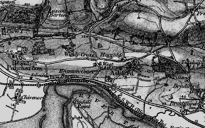 Old map of West Ashford in 1898