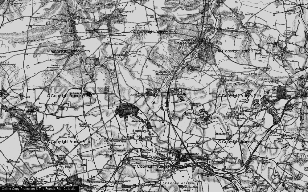 Old Maps of West Barsham, Norfolk - Francis Frith