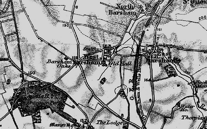 Old map of West Barsham in 1898
