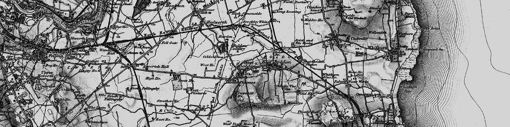 Old map of West Boldon in 1898