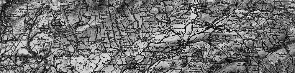 Old map of West Bradford in 1898