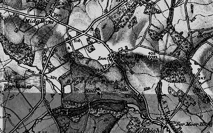 Old map of West Bretton in 1896