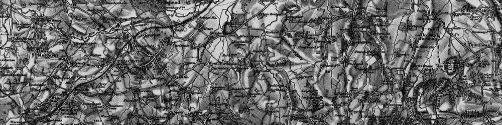 Old map of Budgett's Cross in 1898
