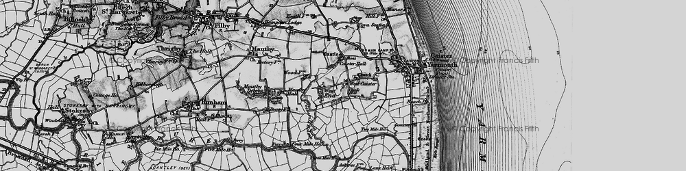 Old map of West Caister in 1898