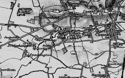 Old map of West Camel in 1898
