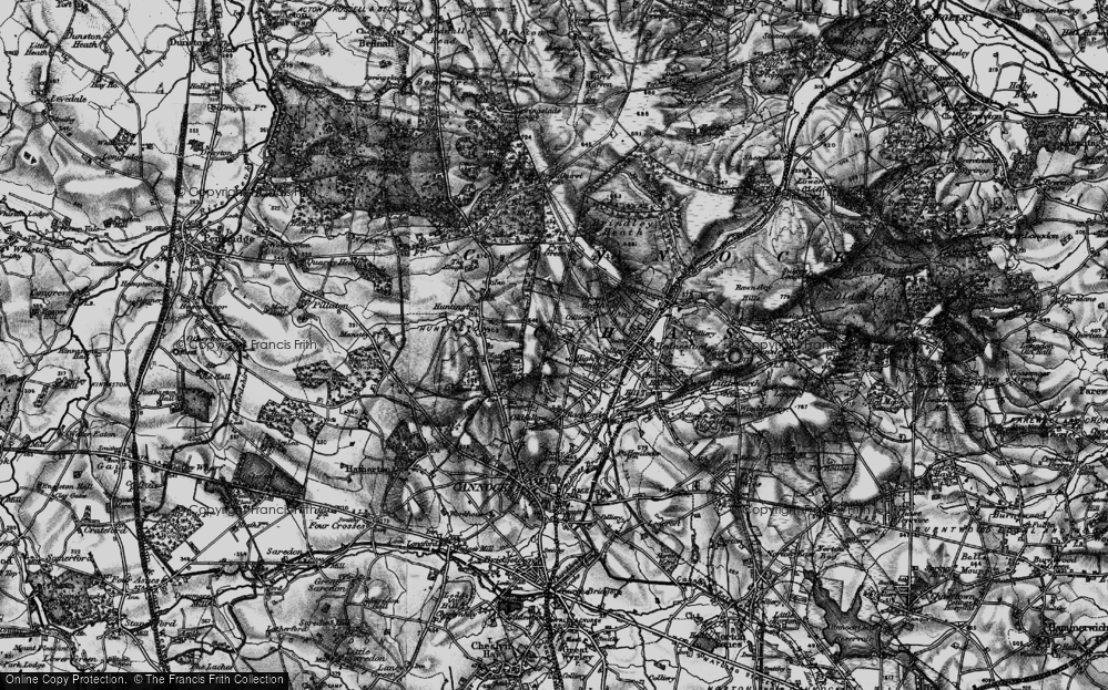 Old Map of West Chadsmoor, 1898 in 1898