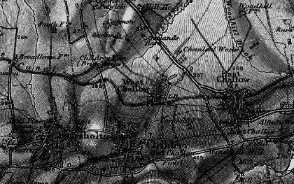 Old map of West Challow in 1895