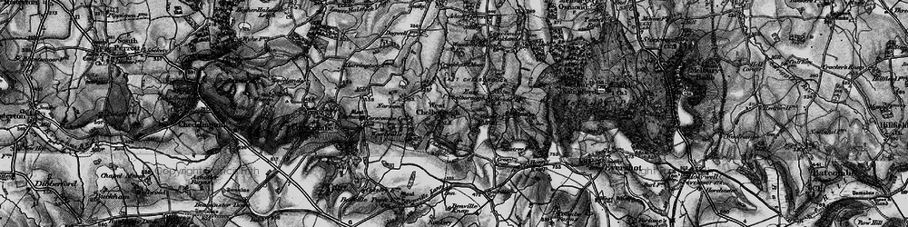 Old map of West Chelborough in 1898
