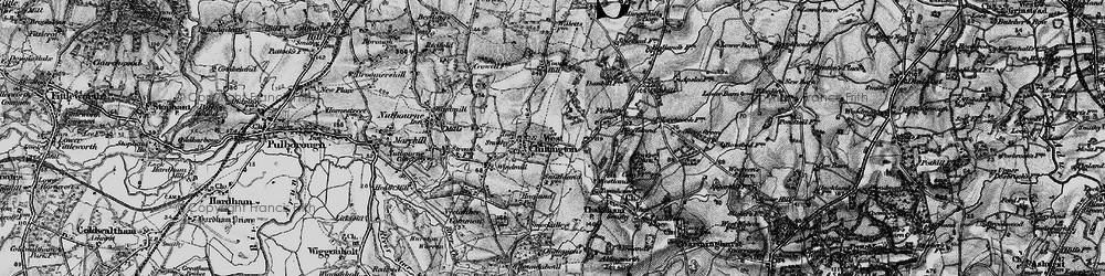 Old map of West Chiltington in 1895