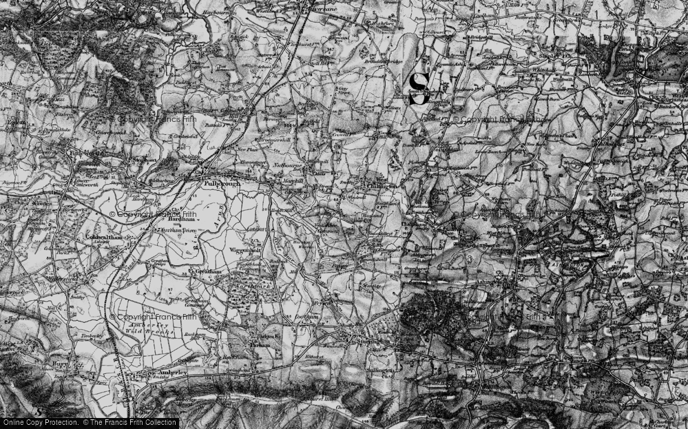 Old Map of West Chiltington Common, 1895 in 1895