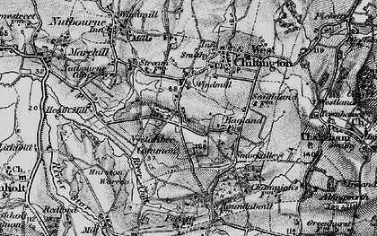 Old map of West Chiltington Common in 1895