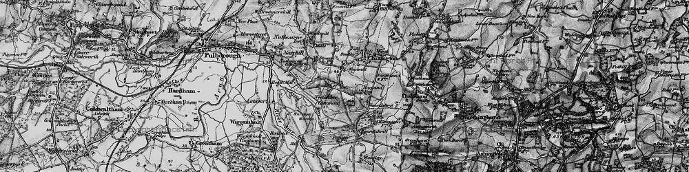 Old map of West Chiltington Common in 1895