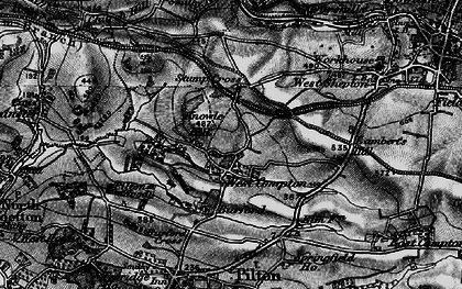 Old map of West Compton in 1898