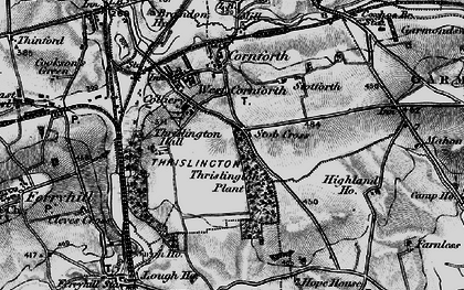 Old map of West Cornforth in 1898