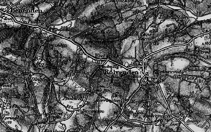 Old map of West Cross in 1895