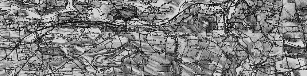 Old map of West Curthwaite in 1897