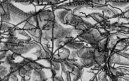 Old map of West Denant in 1898
