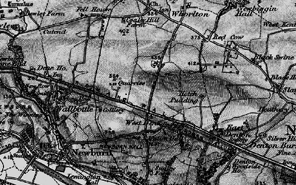Old map of West Denton in 1897