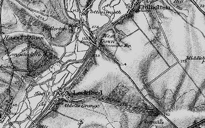 Old map of West Down in 1895