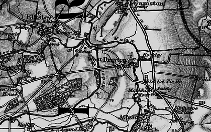 Old map of West Drayton in 1899
