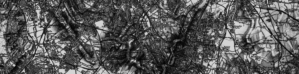 Old map of West Dulwich in 1895