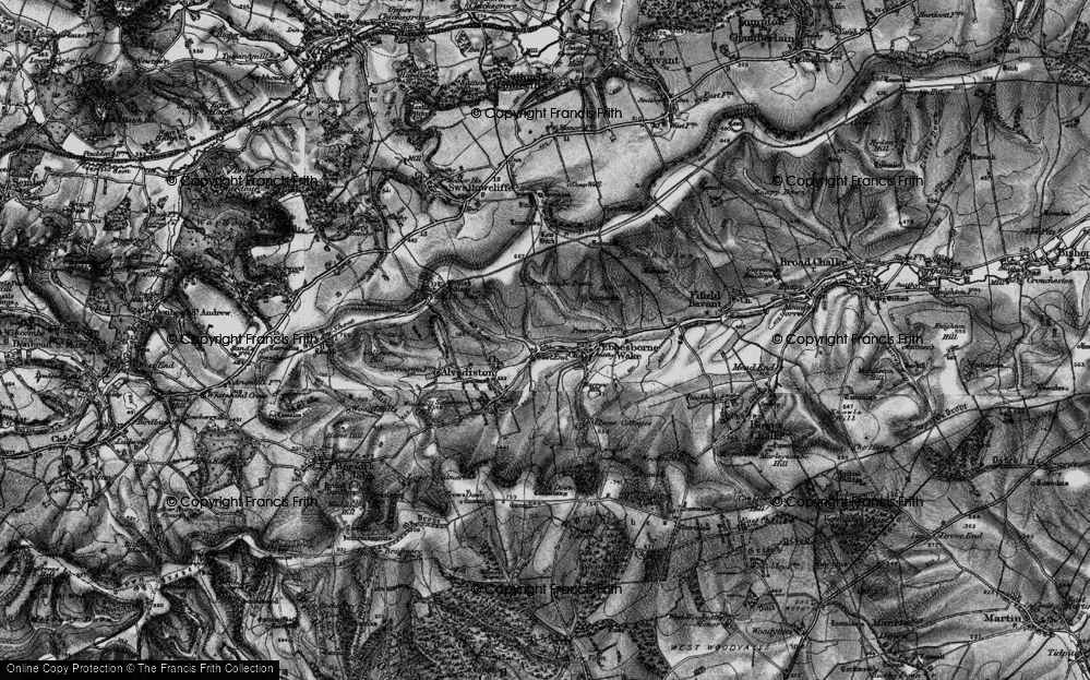 Old Map of West End, 1895 in 1895