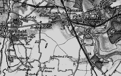 Old map of West End in 1895