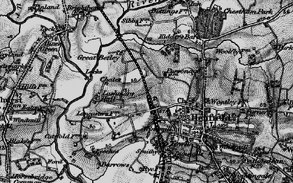 Old map of Wyckham Wood in 1895