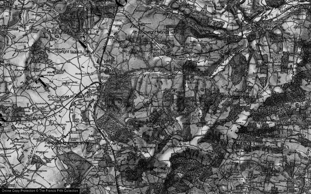 Old Map of West End, 1896 in 1896