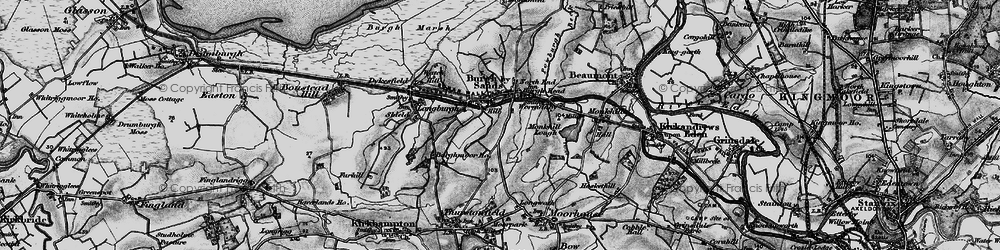 Old map of West End in 1897