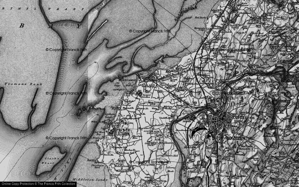 Old Map of West End, 1898 in 1898